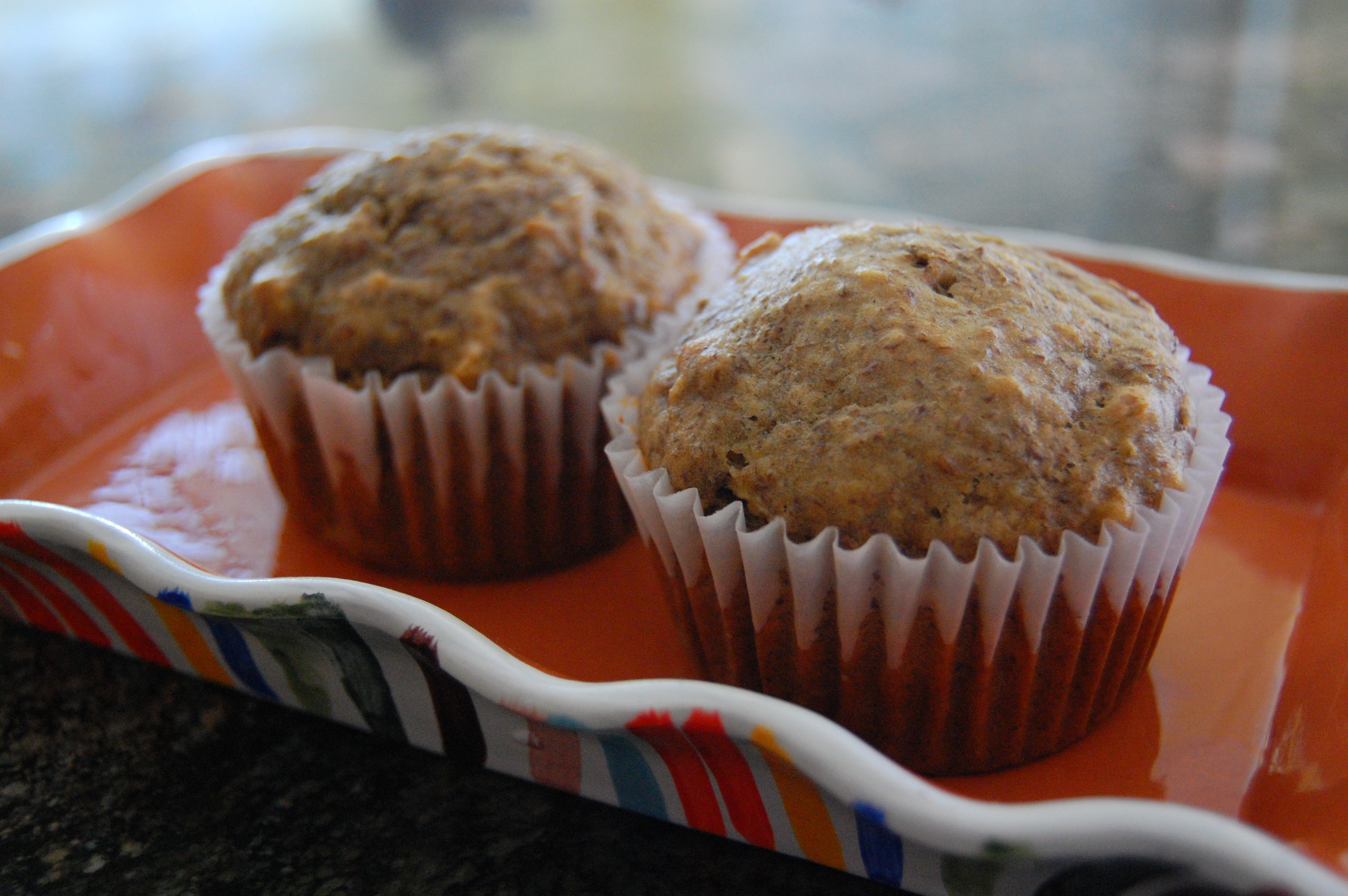 Recipe Banana Flax and Walnut Muffins Nour Zibdeh