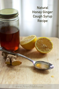 Hiney Ginger Cough Syrup with text